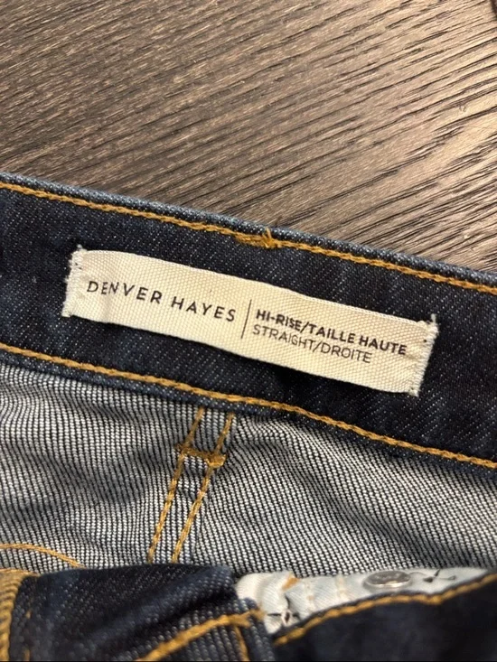 Denver Hayes | 6 | Classic High-Rise Straight Leg Jeans - Dark Blue - Picture 5 of 5